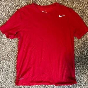 Nike Red Short Sleeve Tee